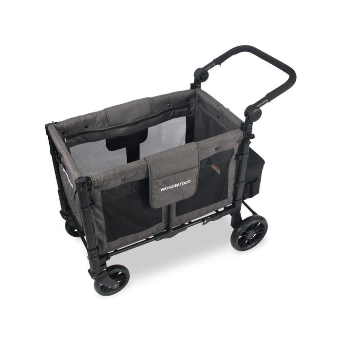 Wonderfold W2 Elite Stroller Wagon Charcoal Gray 2 Lugares