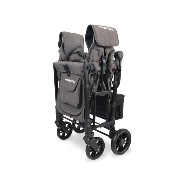 Wonderfold W2 Elite Stroller Wagon Charcoal Gray 2 Lugares