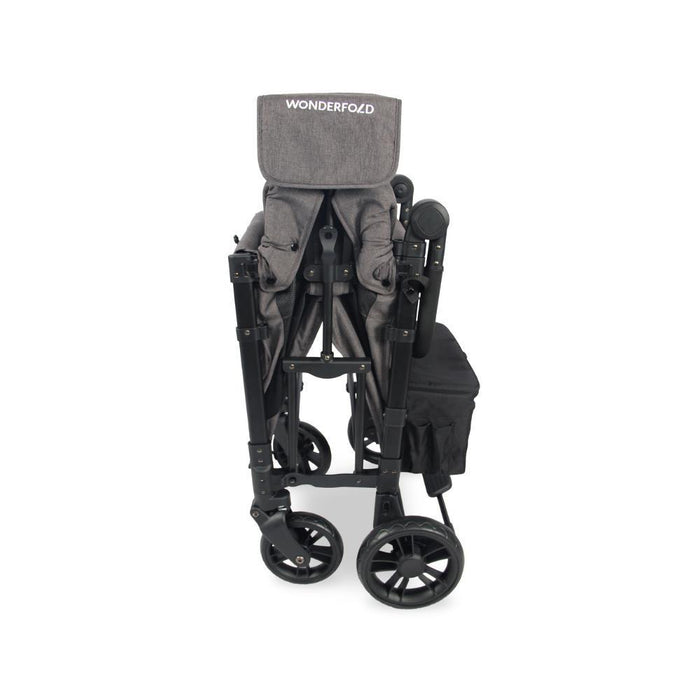 Wonderfold W2 Elite Stroller Wagon Charcoal Gray 2 Lugares