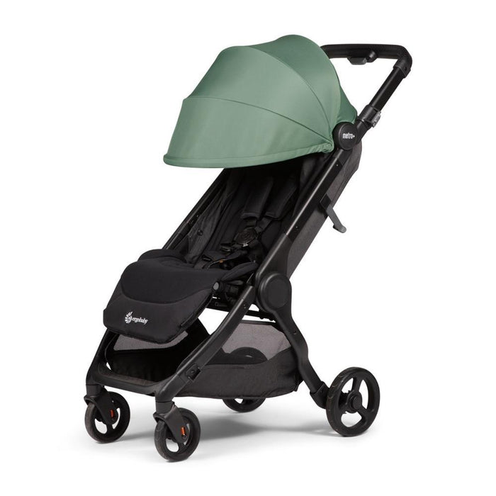 Pack Ergobaby Carrinho Metro+ Preto + Capota Sea Glass