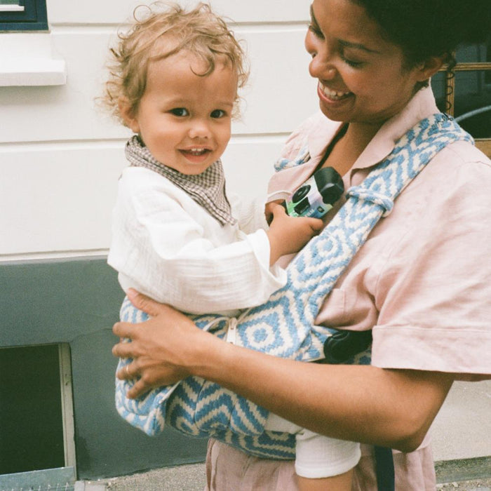 Marsúpio/Porta-Bebés Moova Balance Blue Mosaic