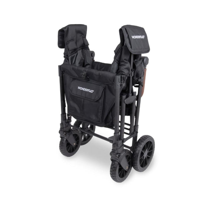 Wonderfold W4 Luxe Pro Stroller Wagon Jet Black 4 Lugares