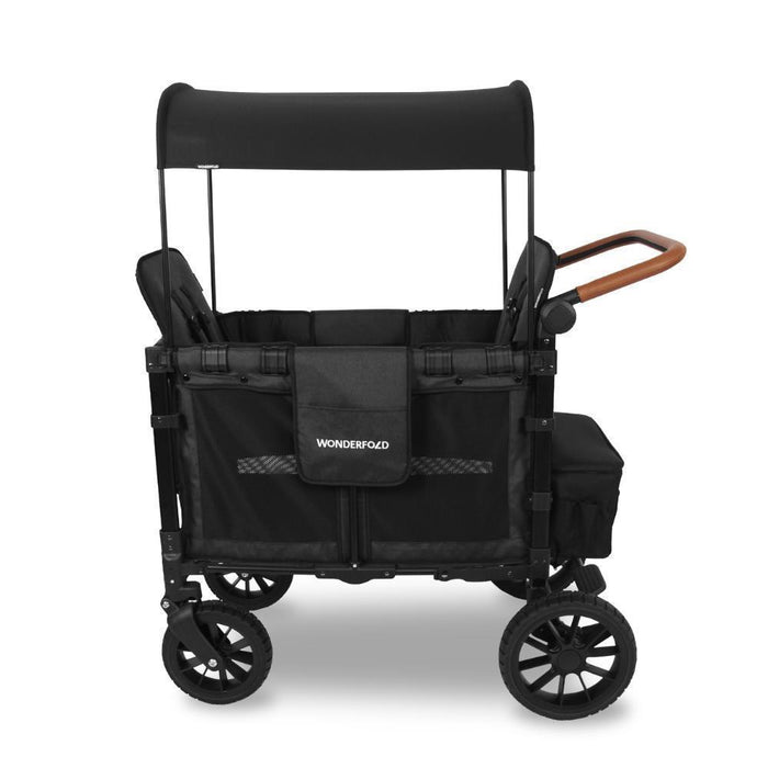 Wonderfold W2 Luxe Pro Stroller Wagon Jet Black 2 Lugares