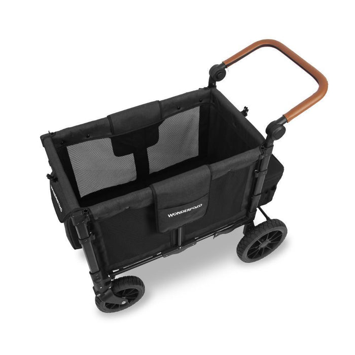 Wonderfold W2 Luxe Pro Stroller Wagon Jet Black 2 Lugares