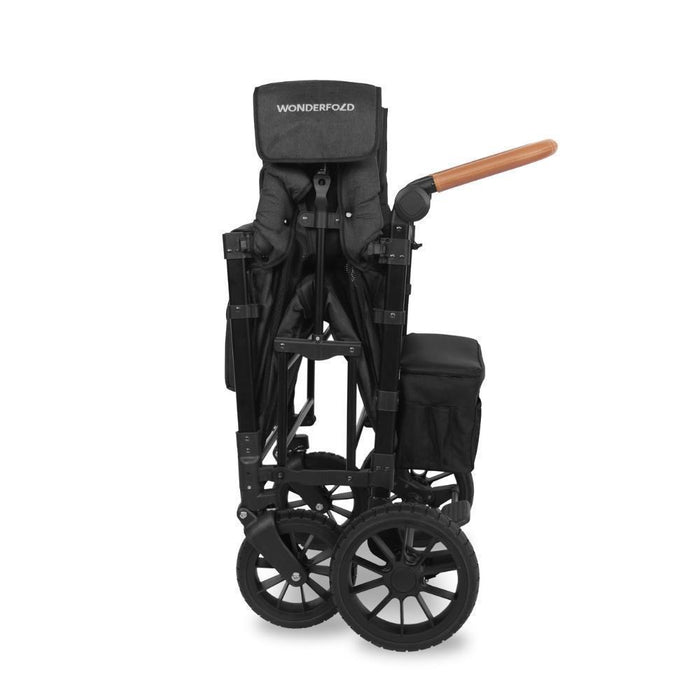 Wonderfold W2 Luxe Pro Stroller Wagon Jet Black 2 Lugares