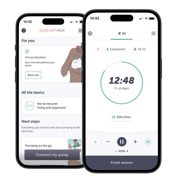 Bomba Tira-Leite Elétrica Mãos-Livres Dupla Elvie Pump