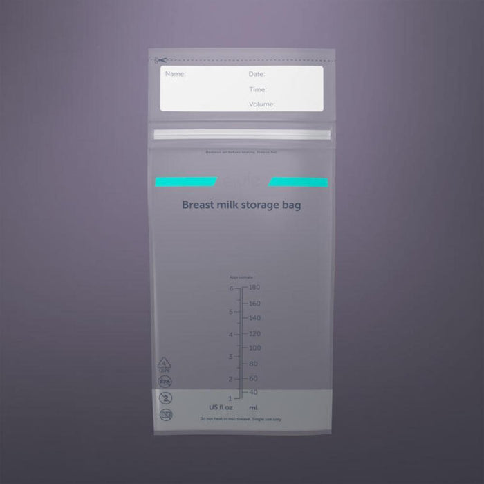100 Sacos Elvie para Armazenamento de Leite Materno