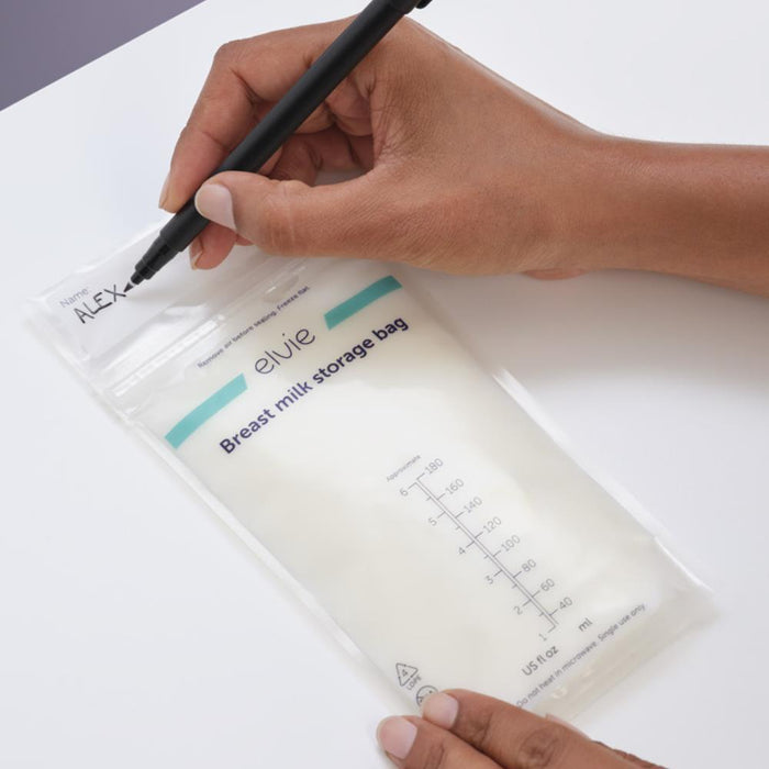 100 Sacos Elvie para Armazenamento de Leite Materno
