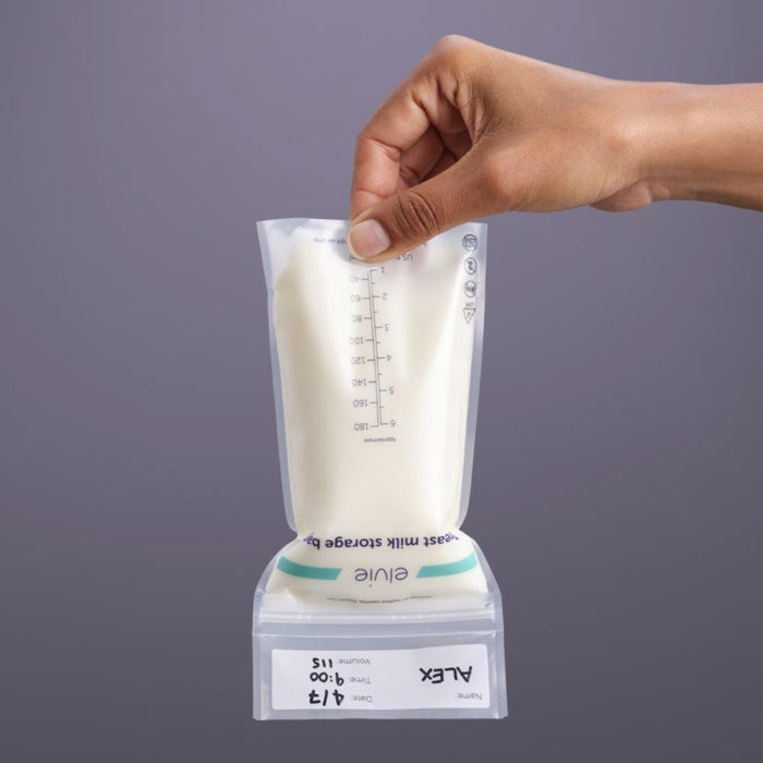 100 Sacos Elvie para Armazenamento de Leite Materno