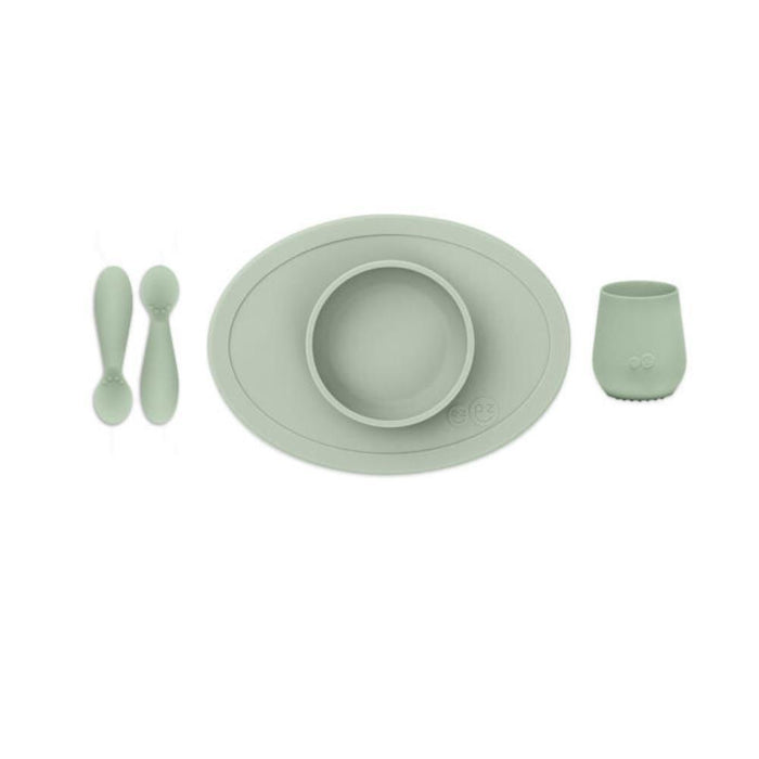 Conjunto de Alimentação Ezpz Tiny Bowl Verde Nórdico
