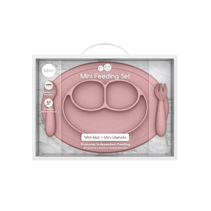 Kit de alimentación Ezpz Mini Mat Nordic Pink