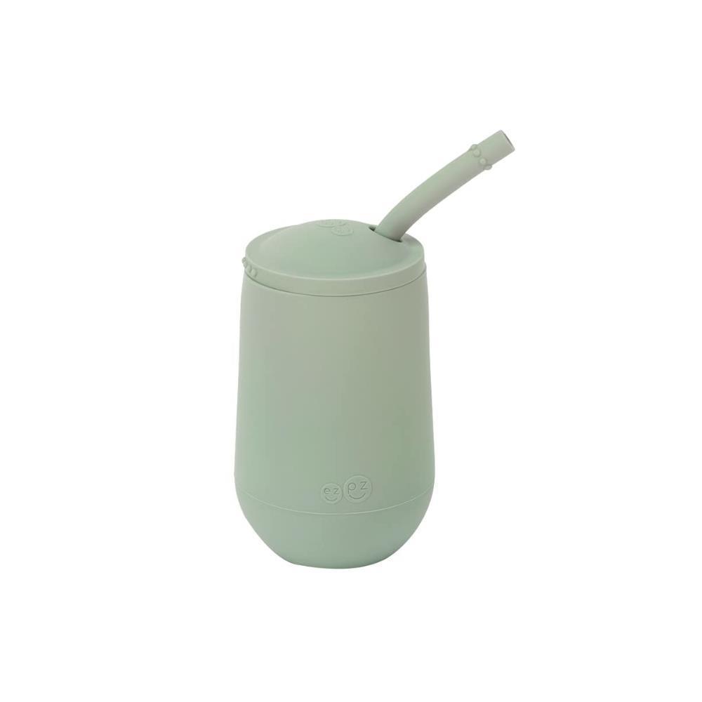 Copo Ezpz Happy Cup com Tampa e Palhinha Verde Nórdico 236ml