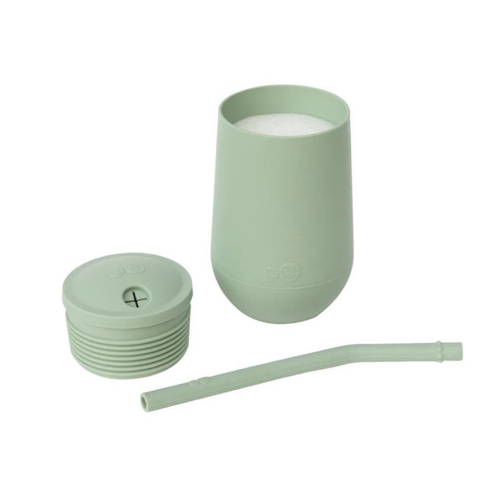Copo Ezpz Happy Cup com Tampa e Palhinha Verde Nórdico 236ml