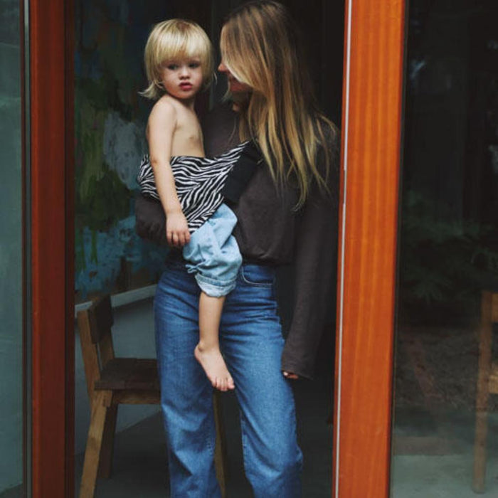 Porta-Bebés Wildride Premium Houndstooth Black Zebra