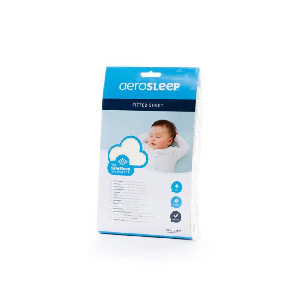 AeroSleep White Fitted Sheet 140x70cm