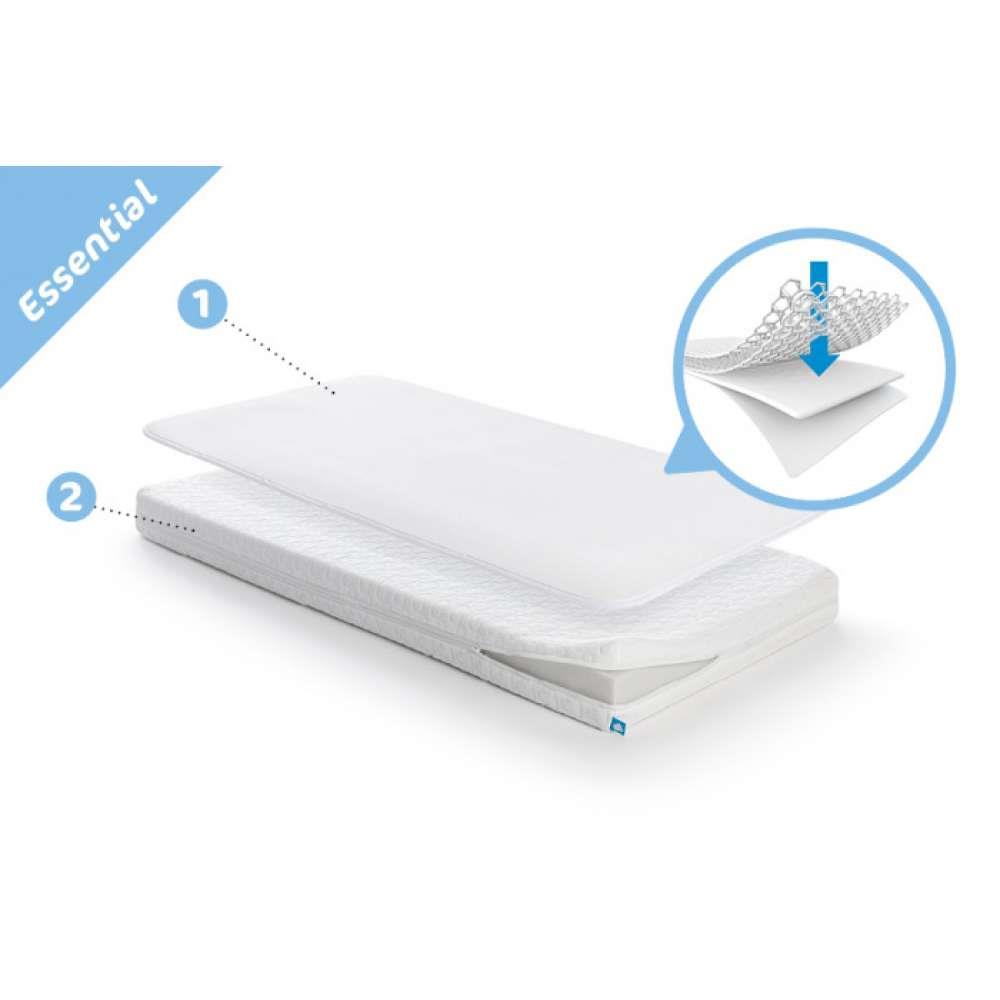 AeroSleep Safe Sleep Essential Pack with Mattress and 3D Protector 120x60 cm
