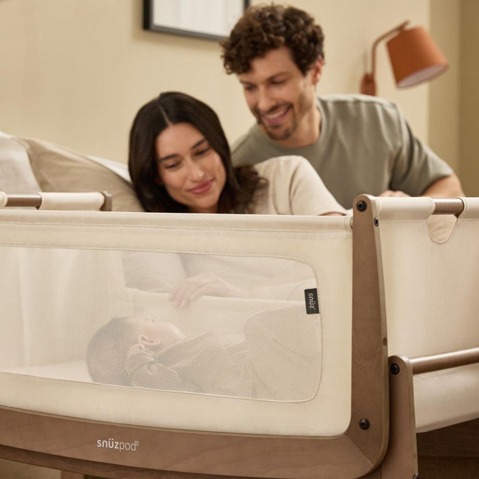 Berço Co-Sleeping SnüzPod 5 Walnut