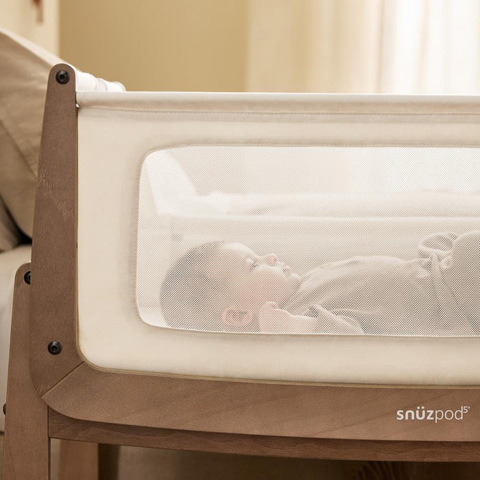 Berço Co-Sleeping SnüzPod 5 Walnut