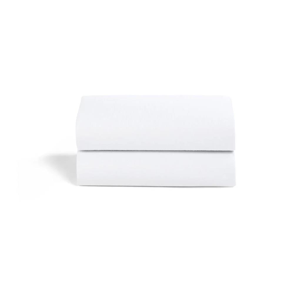 2 Lençóis Ajustáveis Snüz para Alcofa White 30x75cm