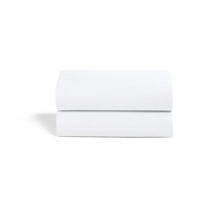 2 Lençóis Ajustáveis Snüz para Alcofa White 30x75cm