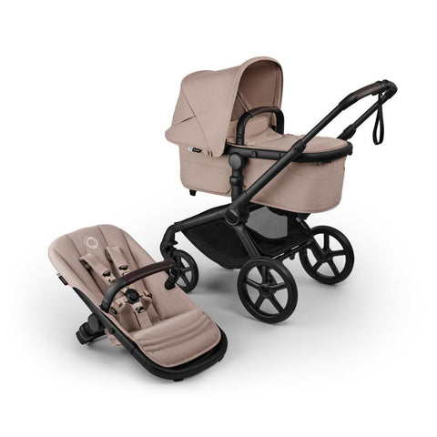 Carrinho Bugaboo Fox 5 Renew Completo Black/Desert Taupe Melange