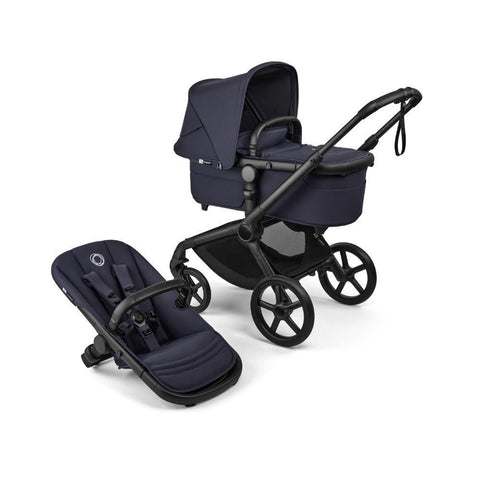 Carrinho Bugaboo Fox 5 Renew Completo Black/Indigo Blue