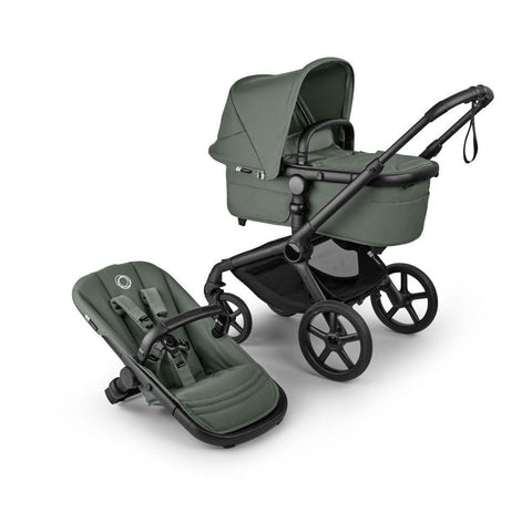Carrinho Bugaboo Fox 5 Renew Completo Black/Forest Green