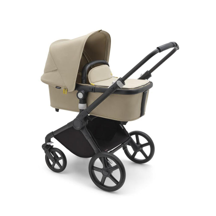 Carrinho Bugaboo Fox Cub Completo Black/Desert Taupe