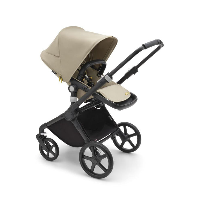 Carrinho Bugaboo Fox Cub Completo Black/Desert Taupe