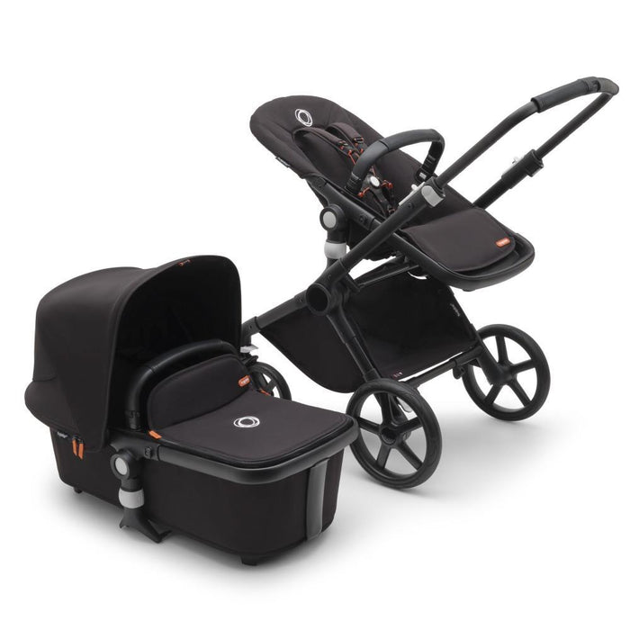 Carrinho Bugaboo Fox Cub Completo Black/Midnight Black