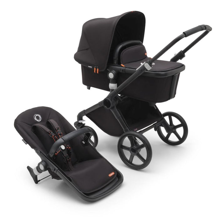 Carrinho Bugaboo Fox Cub Completo Black/Midnight Black