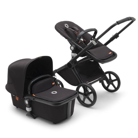 Carrinho Bugaboo Fox Cub Completo Black/Midnight Black