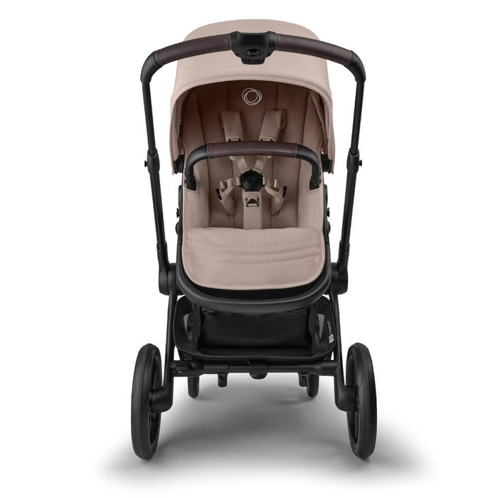 Pack Bugaboo Fox5 Renew Completo  Black/Desert Taupe + Cybex Cloud T Plus Sepia Black 45-87cm + Adaptadores