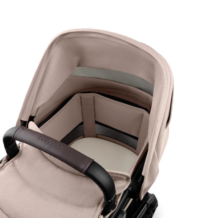 Pack Bugaboo Fox5 Renew Completo  Black/Desert Taupe + Cybex Cloud T Plus Sepia Black 45-87cm + Adaptadores