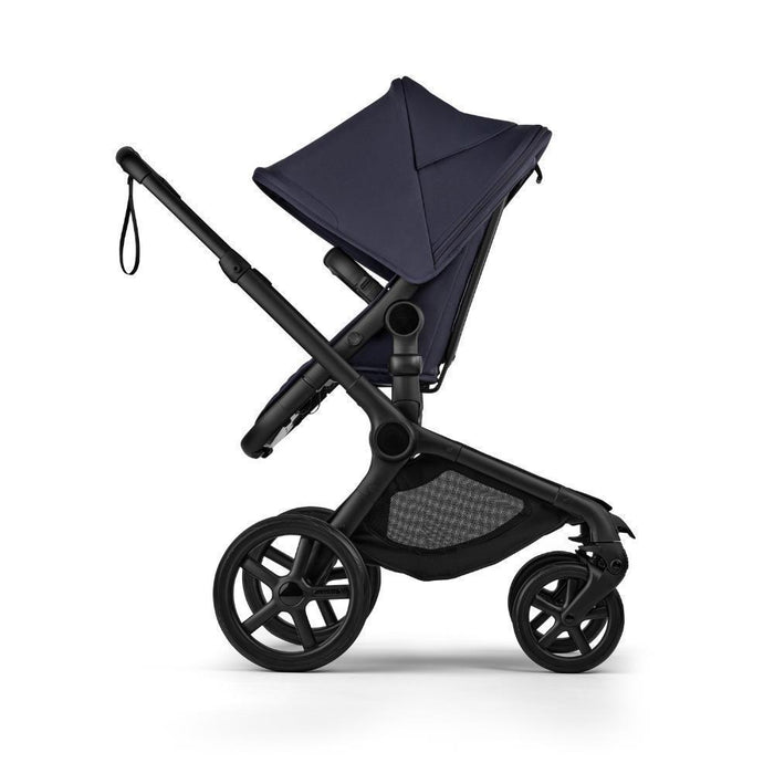 Pack Bugaboo Fox5 Renew Completo  Black/Indigo Blue + Cybex Cloud T Plus Sepia Black 45-87cm + Adaptadores