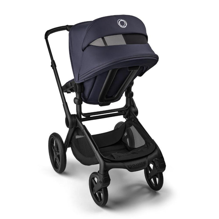 Pack Bugaboo Fox5 Renew Completo  Black/Indigo Blue + Cybex Cloud T Plus Sepia Black 45-87cm + Adaptadores