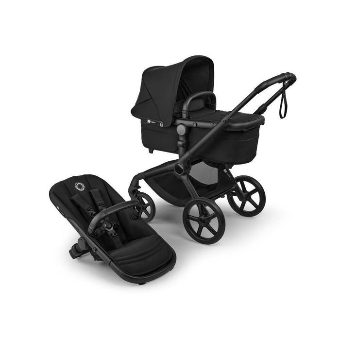 Pack Bugaboo Fox5 Renew Completo Black/Heritage Black + Cybex Cloud T Plus Sepia Black 45-87cm + Adaptadores