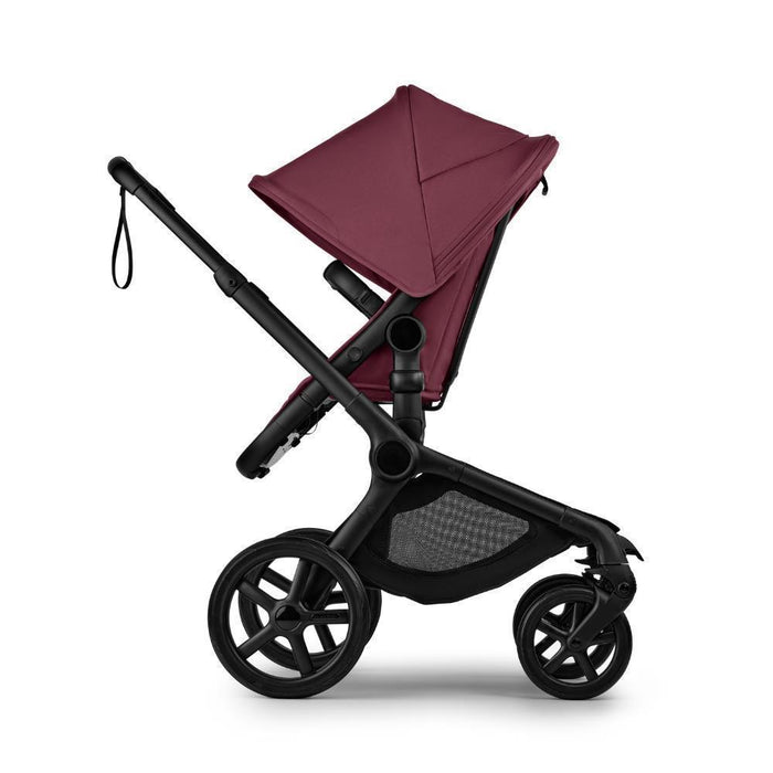 Pack Bugaboo Fox5 Renew Completo Black/Dark Cherry + Cybex Cloud T Plus Sepia Black 45-87cm + Adaptadores