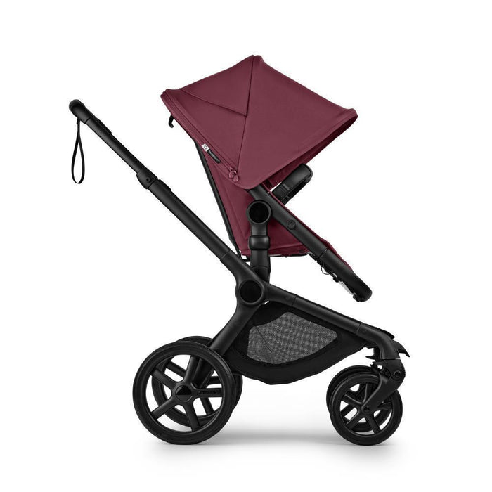 Pack Bugaboo Fox5 Renew Completo Black/Dark Cherry + Cybex Cloud T Plus Sepia Black 45-87cm + Adaptadores