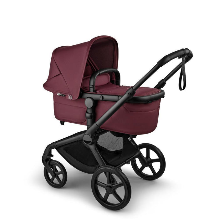 Pack Bugaboo Fox5 Renew Completo Black/Dark Cherry + Cybex Cloud T Plus Sepia Black 45-87cm + Adaptadores