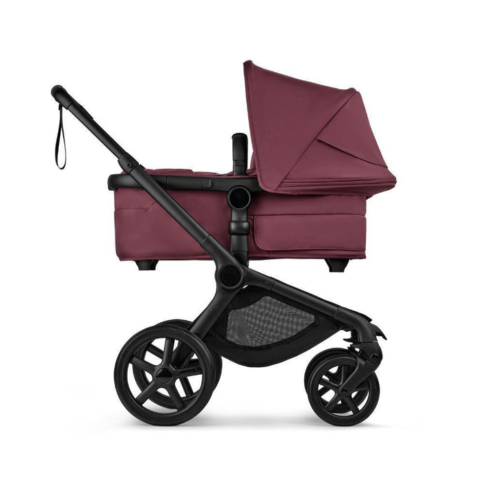Pack Bugaboo Fox5 Renew Completo Black/Dark Cherry + Cybex Cloud T Plus Sepia Black 45-87cm + Adaptadores