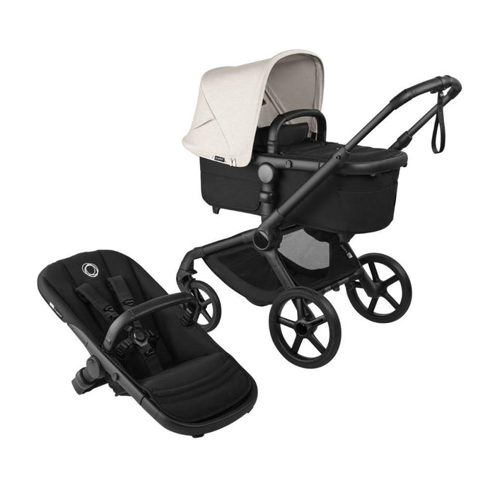 Carrinho Bugaboo Fox 5 Renew Completo Heritage Black/Misty White