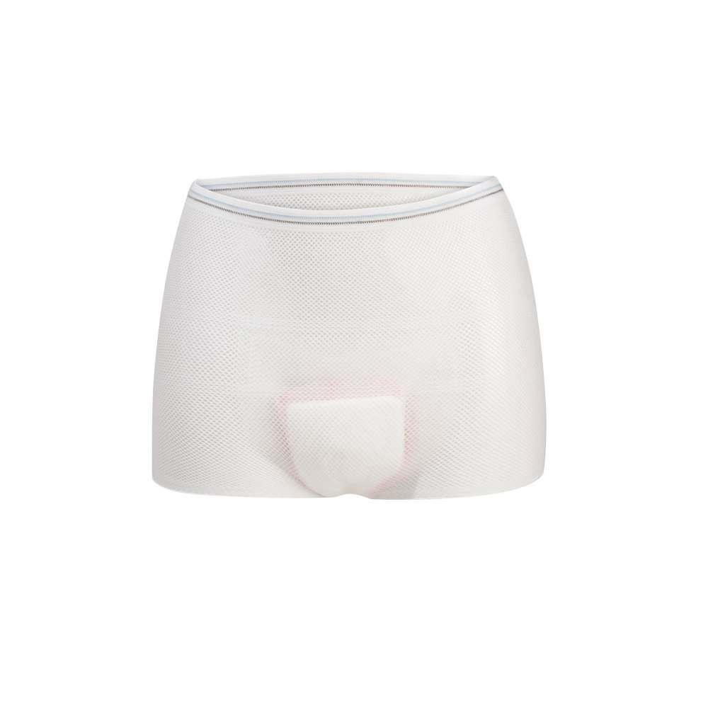4 Braguitas posparto lavables Carriwell, color blanco, talla única.