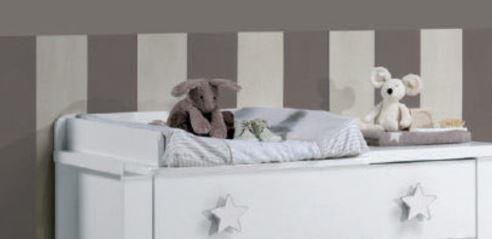 Cambiador de pañales para vestidor maxi blanco