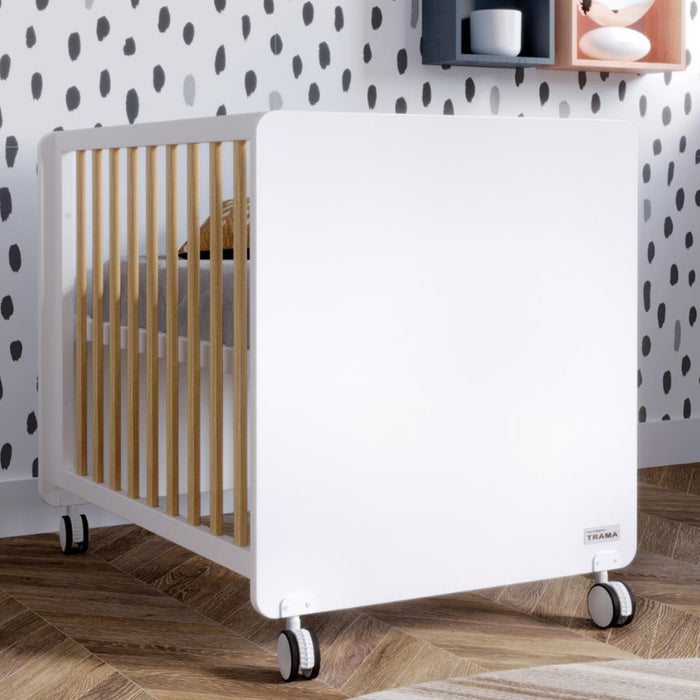 Berço Co-Sleeping Trama Nona Branco Mate/Tola