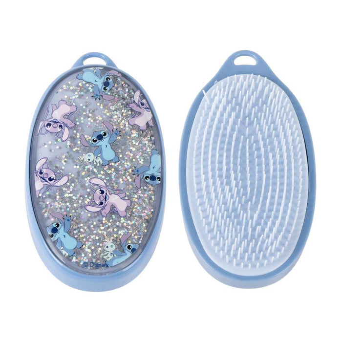 Escova de Cabelo Detangler com Glitter Stitch