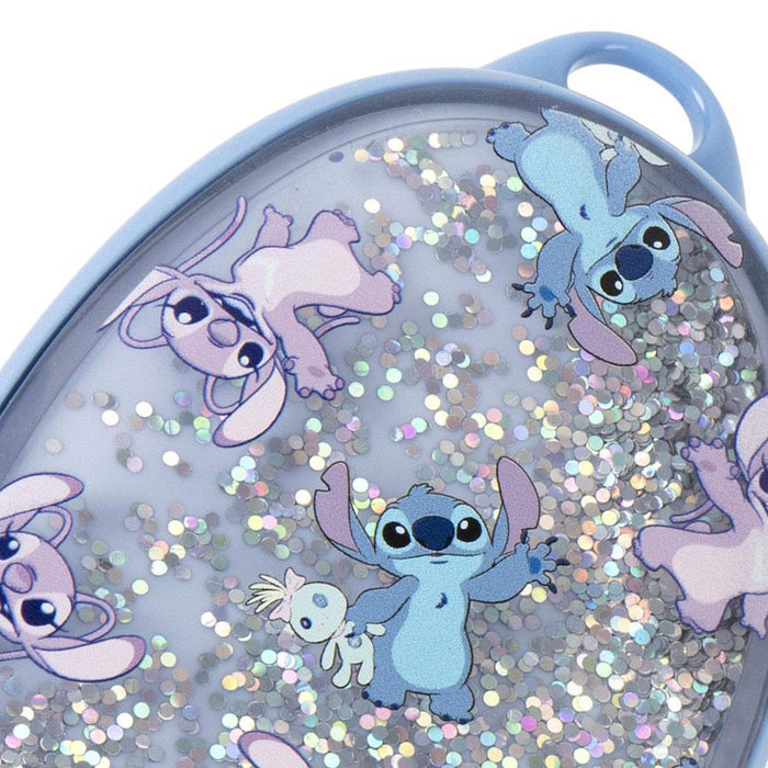 Escova de Cabelo Detangler com Glitter Stitch