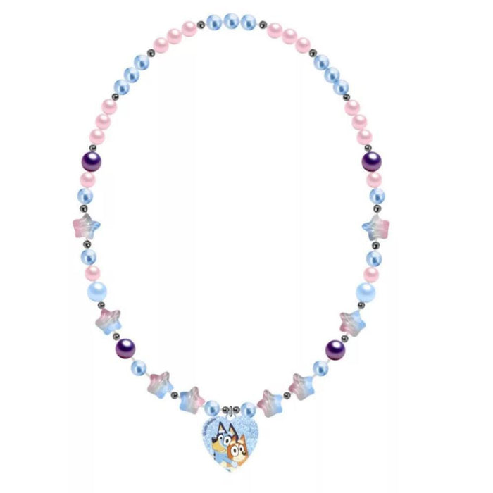 Colar com Pendente Coração Bluey