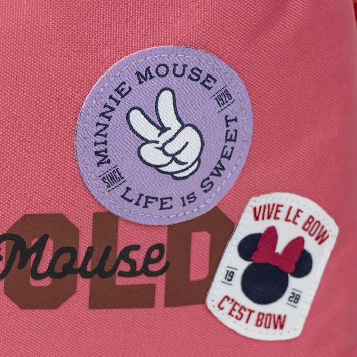 Mochila Minnie Be Bold Coral 42cm