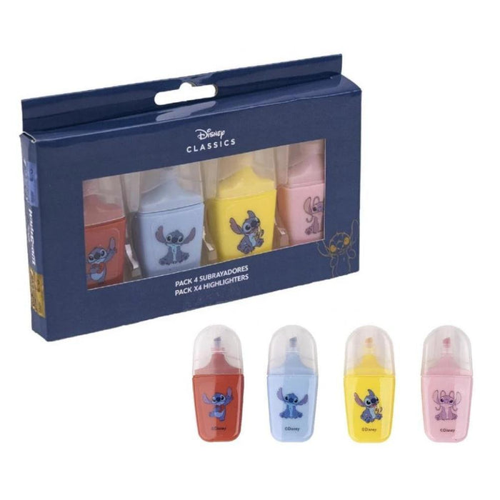 4 Marcadores com Figuras Stitch